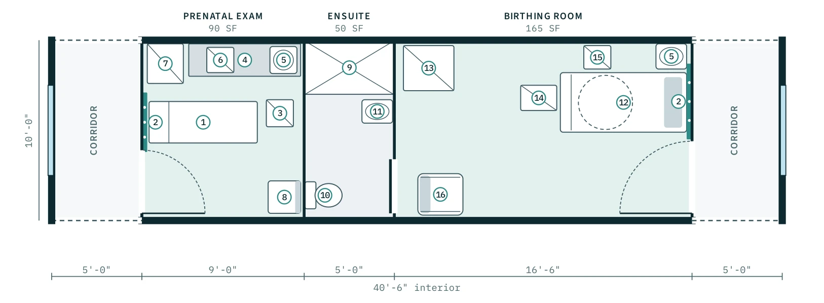Maternal & Child Health floor plan